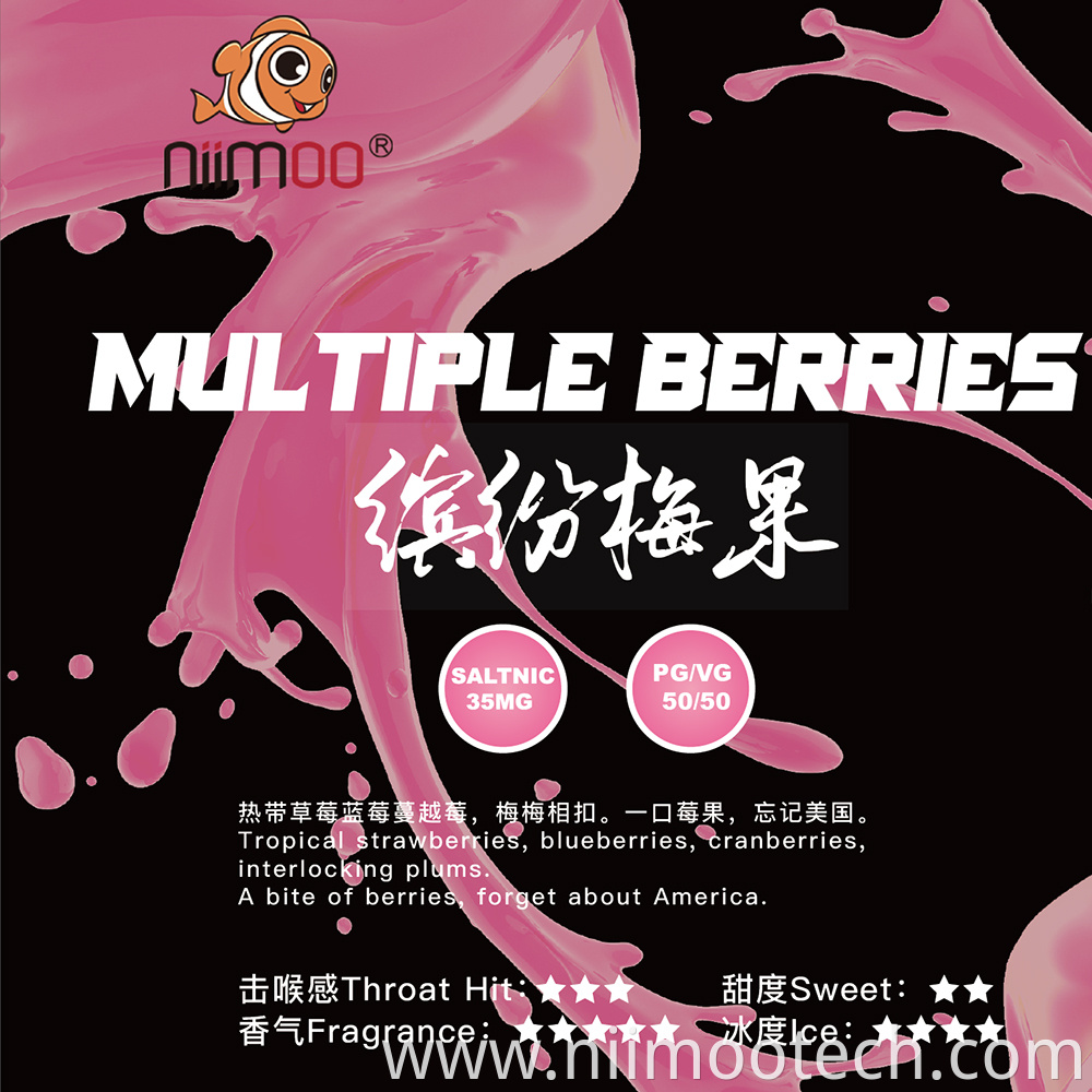 Multiple Berries Flavored E-Cigarette